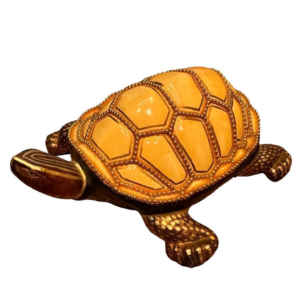 Decorative Hand Painted Turtle or Tortoise ornament